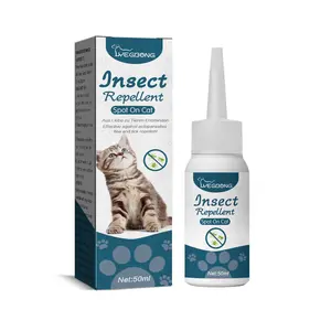 Yegbong Pet Skin Cleansing Drops for Dogs & Cats - External Coat Care & Deodorizing Formula