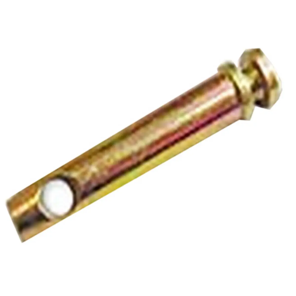 212 MAIN Zinc Plated Top Link Pin - Double HH 21270, 1.25in x 4.44in (1-1/4in X 4-7/16in), 2.25lbs, 6-1/2in, Yellow Zinc Plated, for Tractor & Implement, Outdoor Recreation Cycling Equipment, 1-1/4 X 4-7/16 In