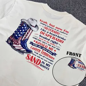 Sand In My Boots 4th July Shirt, Song 4th July, Shirt For Fan, Unisex Shirt Sweatshirt Hoodie