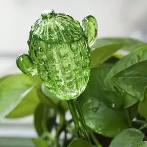 3-piece indoor potted plant automatic watering system - palm tree / showerhead type drip irrigation device, low-maintenance plastic plant watering tool, slow infiltration, suitable for cacti / succulent plants