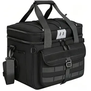30L Large Capacity Fishing Tackle Bag, Waterproof Gear Equipment Storage Bag with Padded Shoulder Strap for Saltwater and Freshwater Fishing, Perfect Gift for Men