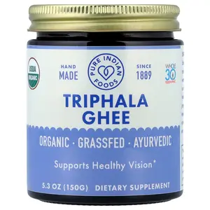 Pure Indian Foods Organic Triphala Ghee, 5.3 oz (150 g)