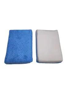 Dual-Sided Ceramic Applicator Pad - Microsuede / Microfiber with Plastic Liner