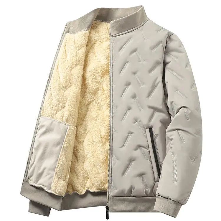 Men's Hooded Quilted Winter Jacket - Fleece-Lined Fitted Zip-Up Woven Outerwear, Lightweight, Warm, Long/Regular Fit, Easy Daily Care, Sizes S-3XL, Chic, for Sport & Daily Wear