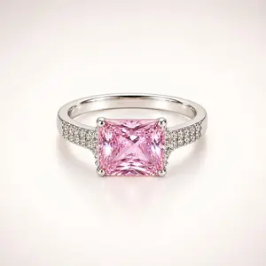 1.5ct East-West Radiant Rectangular Cut Silver Ring Waterproof & Tarnish-Resistant 14K White Gold Plating Modern Minimalist Jewelry