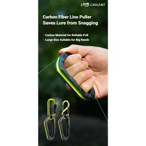Crazy-OT Carbon Fiber Fishing Line Puller - Lure Fishing & Saltwater Fishing Anti-Slip Snag Retrieval Tool, Fishing Accessories for Outdoor Anglers