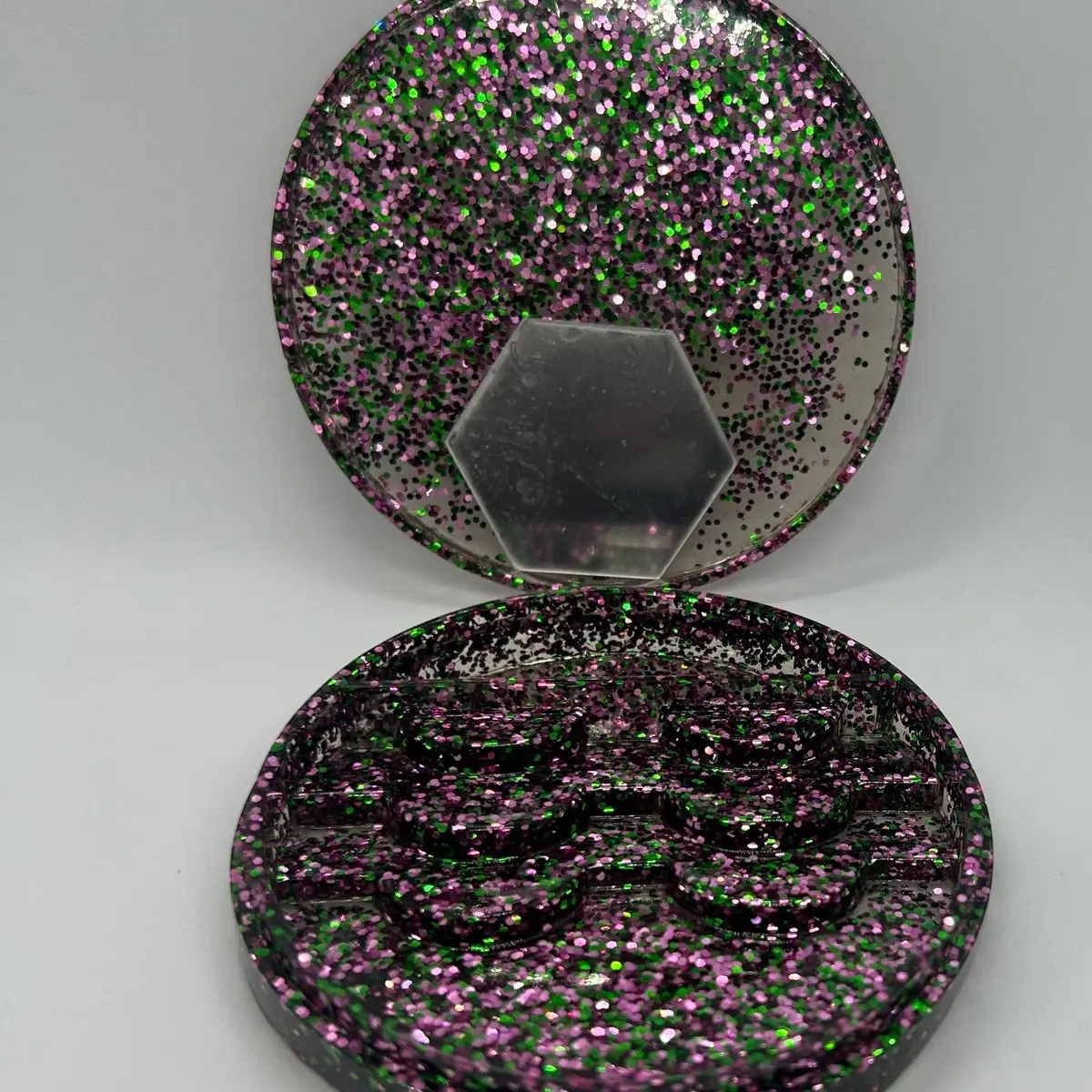 Shop the Best False Eyelash Holder for Easy Storage - Order Now! AKA PINK AND GREEN Makeup Gift Cosmetic Resin