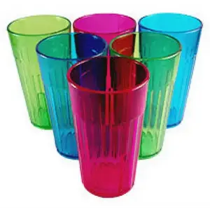 Arrow 6 oz. Rainbow Tumblers, Assorted Colors - 6 count (00105)