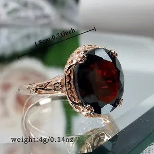 Elegant Women's Copper Ring,sparkling rings for women,promise rings for gf,engagement rings,accessories for women,accessories,womens gifts,Suitable for parties,festivals,gifting,and daily wear,14k gold plate-585