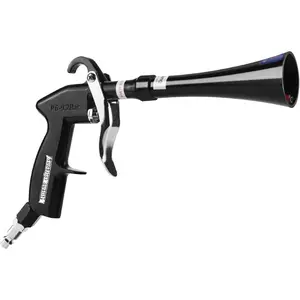 Tornado Dry Cleaning  with Brass Adjustable Air Flow Nozzle,Air Blower  Quickly Blasts Dirt and Dust from Surface Works with Air Compressor Black