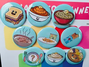 Sensory Friends Bundle Meal Magnets A.Rfid