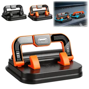 Car Phone Holder Stand, Universal Car Mount, 360 Degree Dashboard Mount, Adjustable Horizontal & Vertical Screen Angle, Suction Cup Anti-Slip