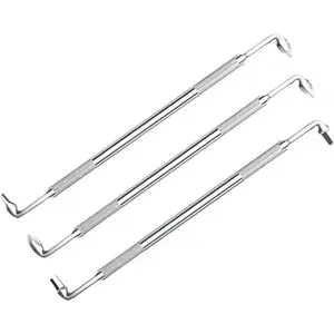 3PCS 90 Degree Z-Type Double Ended Screwdriver Set 90 Degree Screwdriver Wrench (Slotted Phillips Hex) Low Profile Screwdriver Ultra hort Right Angle Offset Screwdriver Bit Suitable for Tight Spaces