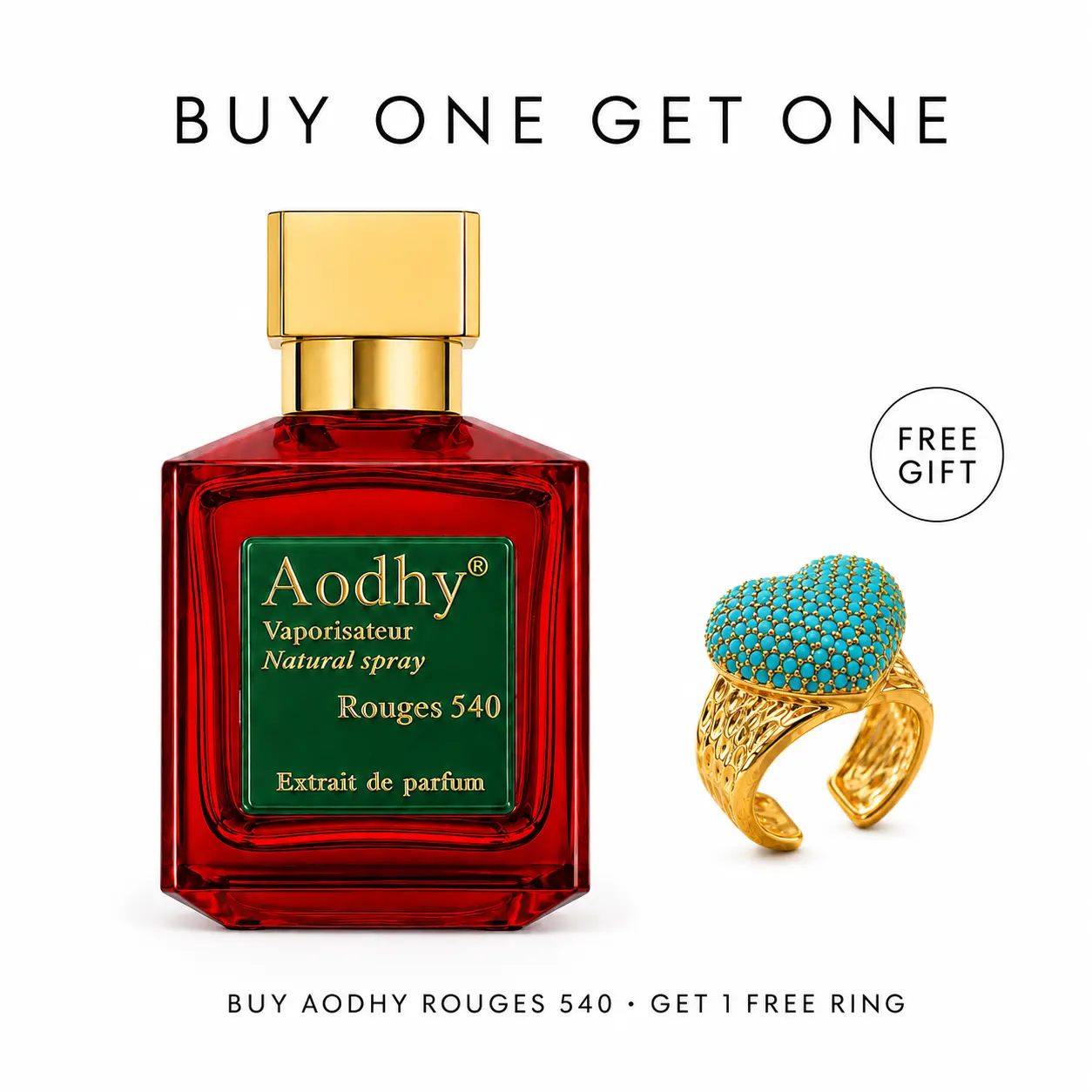 [BOGO] Aodhy Women's Perfume — An elegant, captivating fragrance featuring amber-wood notes. Long-lasting and perfect for layering with other scents; characterized by amber-wood and spicy accords. Suitable for date nights, the office, or everyday wear.