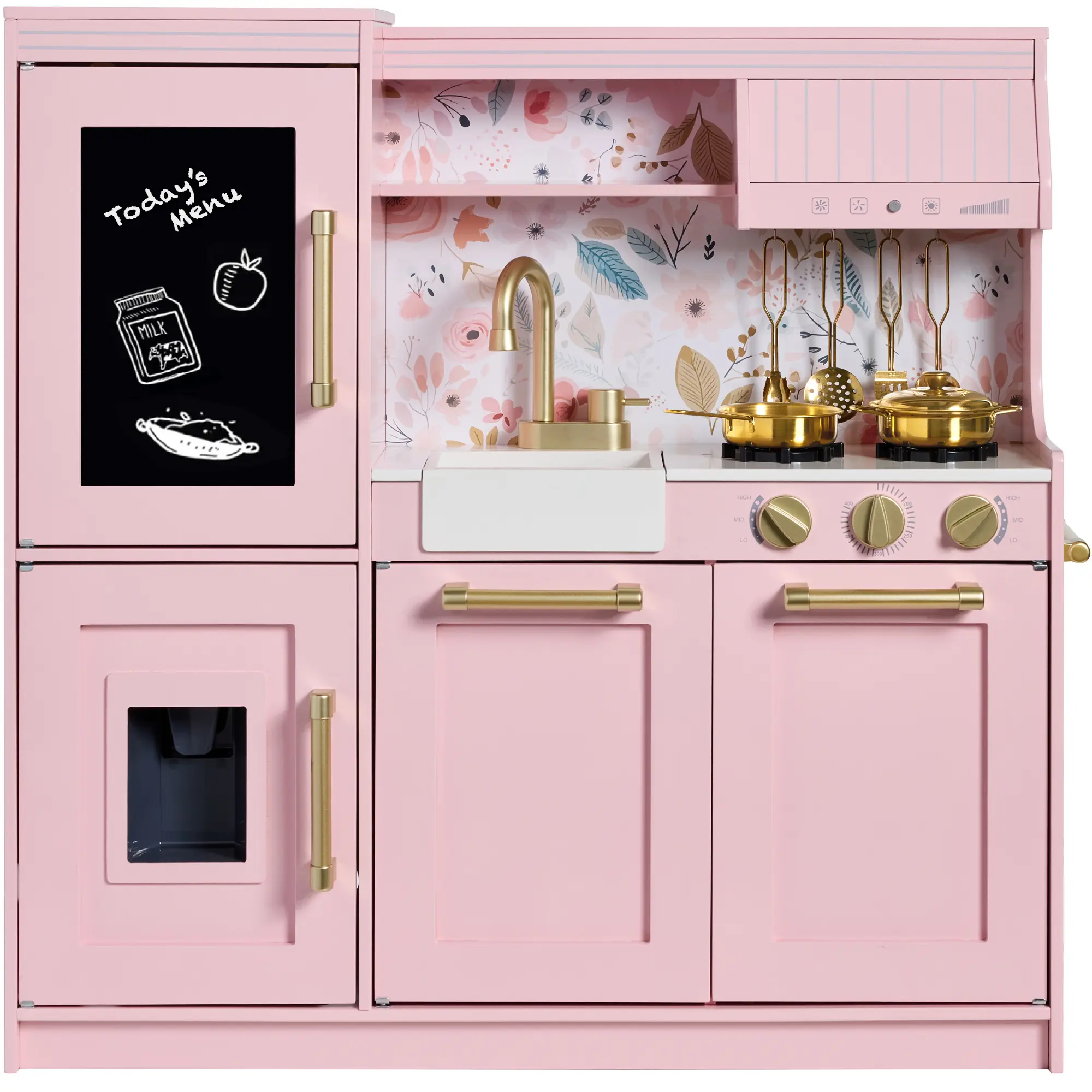 Best Choice Products Pretend Play Kitchen with Framed Chalkboard Best Choice Products Pretend Play Kitchen with Framed Chalkboard