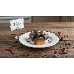Vegan Dark Chocolate Sea Salt Caramels Allergen Friendly Bag