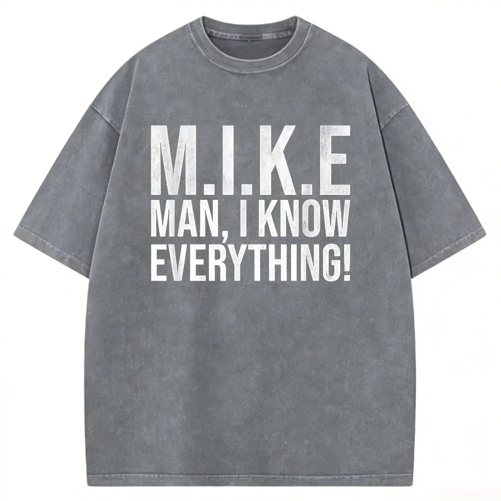 Washed T-shirt-Grey