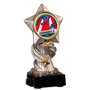 buyawardsandtrophies.com Cornhole Patriotic Encore Resin Trophy