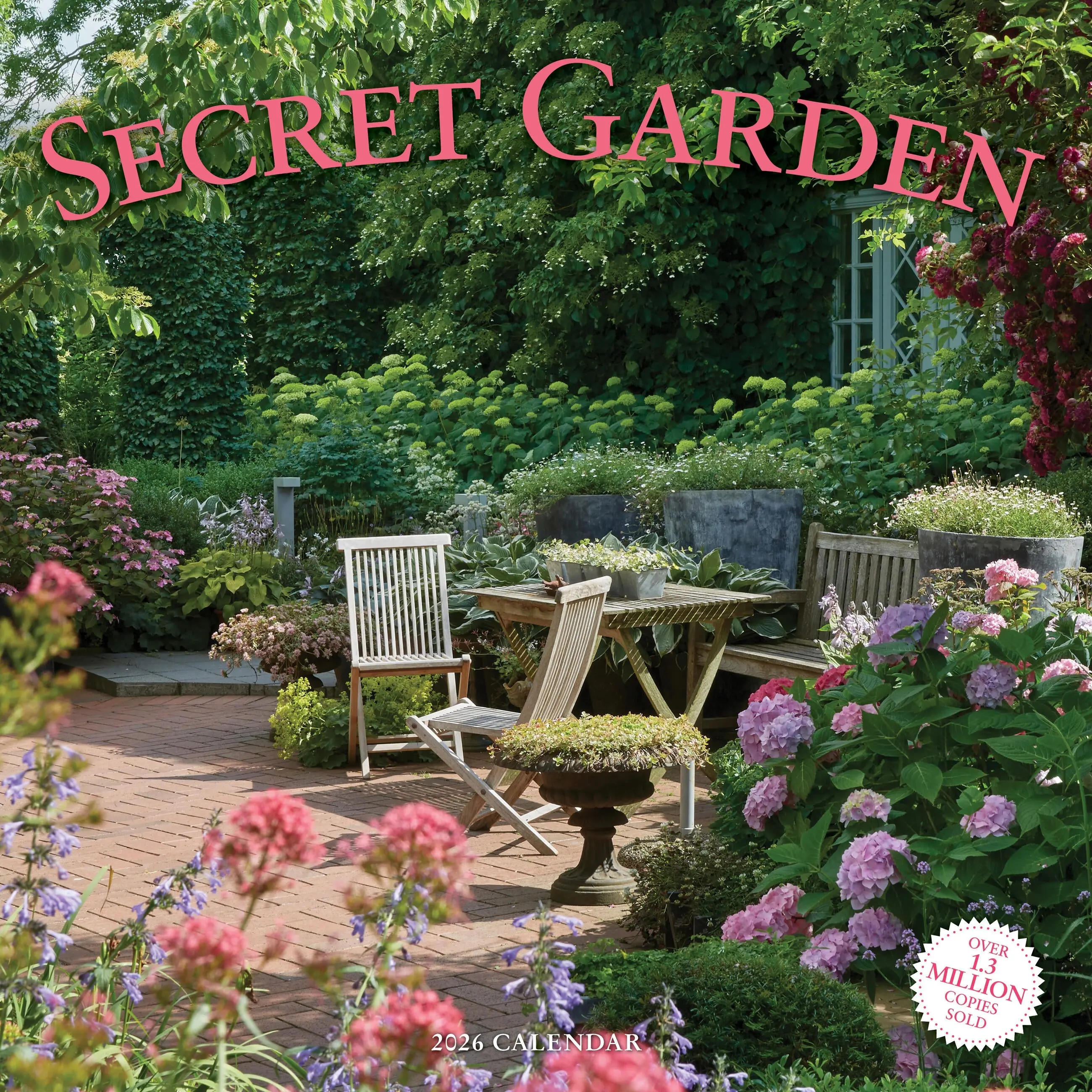Secret Garden Wall Calendar 2026 - TikTok Shop
