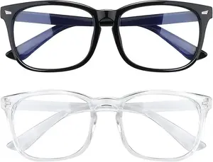 2 Pack Blue Light Glasses for Women and Men - Computer Glasses