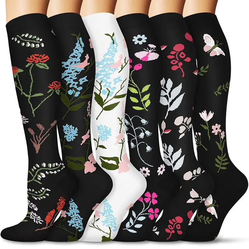4 Pairs Compression Socks for Women Circulation-Best Support for Nurses,Running,Athletic,Travel 4 Pairs Compression Socks for Women Circulation-Best Support for Nurses,Running,Athletic,Travel