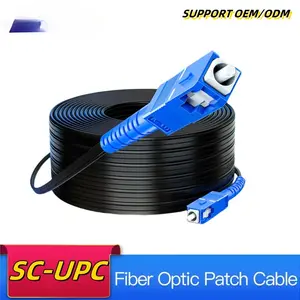 50M SC UPC Fiber Optic Patch Cord G657A1 Simplex Indoor Cable FTTH Optical Cable Extension Fibra Optic Patch Cable 20M/30M