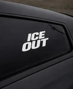 Ice out car decal , jdm style decal, fully weather water proof