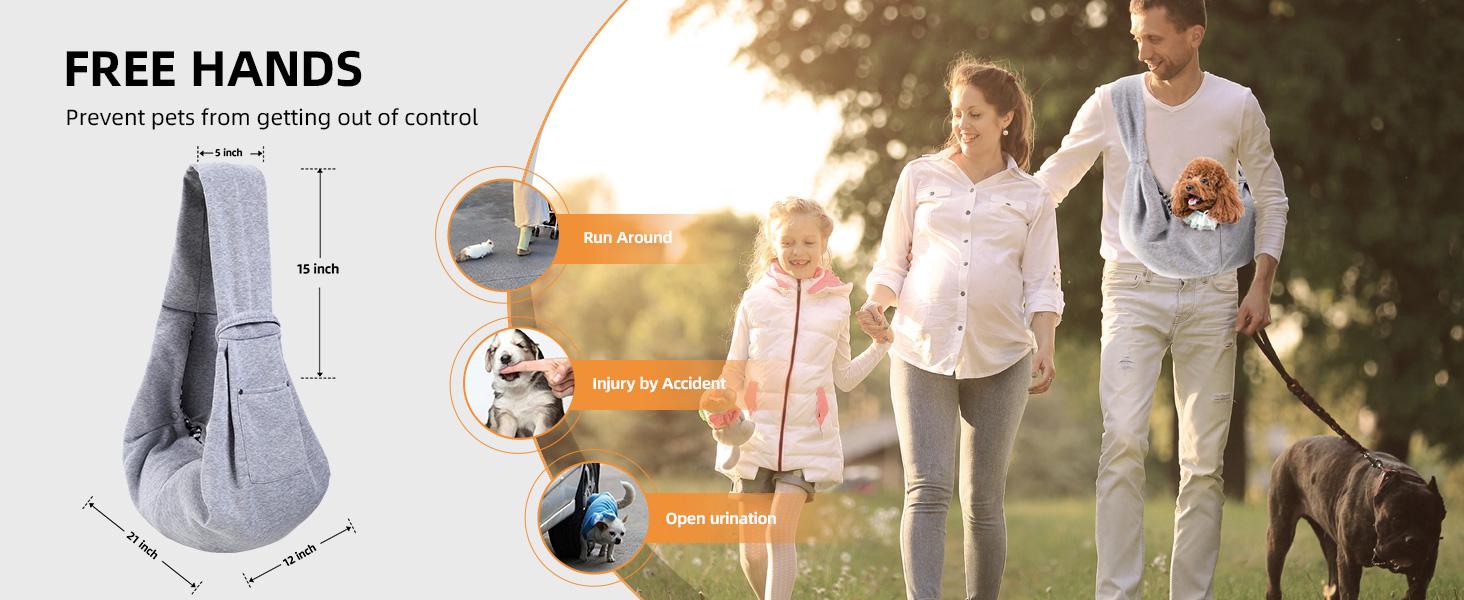 Front-Carrier Pet Backpack for Dogs, Breathable Dog/Cat Carrier, Perfect for Hiking, Camping, and Travel, Suitable for Small/Medium Puppies or Large Cats.