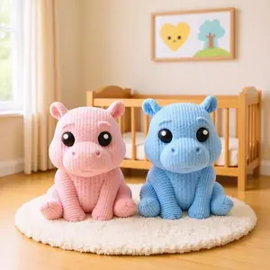 Cute Knitted Style Crocodile Figurine, Adorable Animal Toy, Integrated Printing Design, Round Shape, Rich Details, Car Decor, Home Decoration