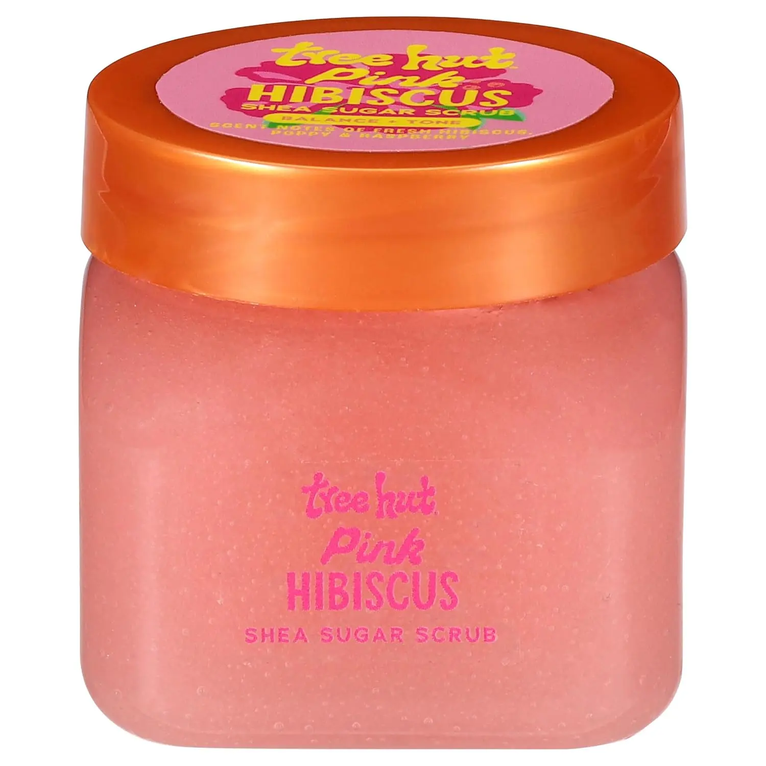 Tree Hut Mini Pink Hibiscus Shea Sugar Scrub, Exfoliating Body Scrub, Travel Size, 3.4 oz