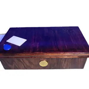 "TRUMP 1776" EDITION CUSTOM WOODEN LOCKBOX/CENTERPIECE. BY MILESTONES Organiser Decor Room Gift Ornaments