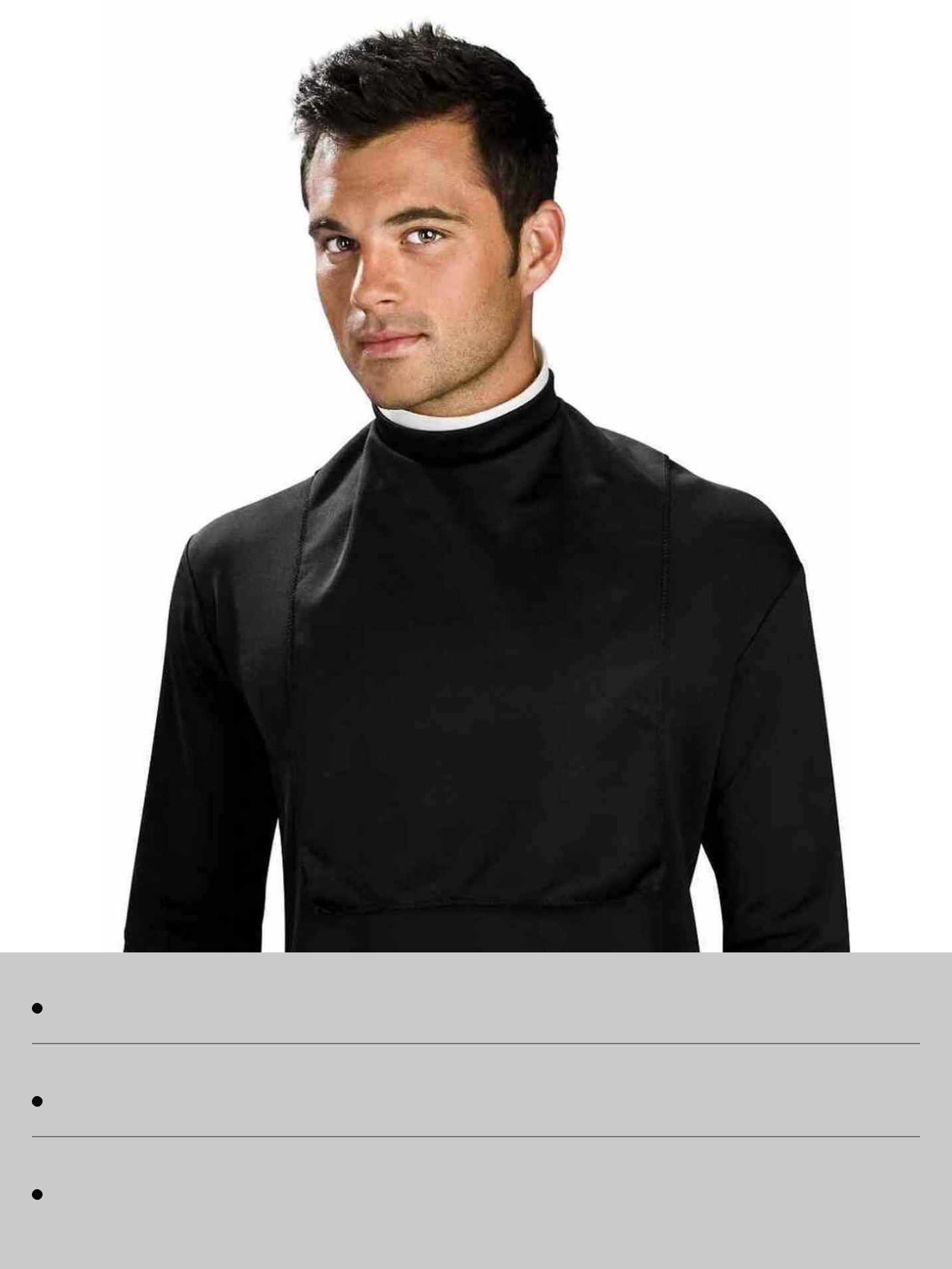 Clerical Shirt Front