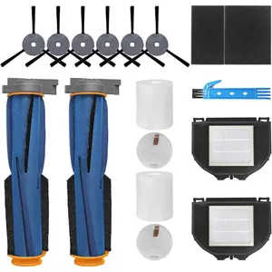 Replacement Parts for Shark AV2310AE Matrix RV2310AE(not RV2310) Matrix Robot Vacuum Cleaner 14 Packs 2 Main Brushes, 2 Filters, 6 Side Brushes, 2 Sponge Filters, 2  Filters