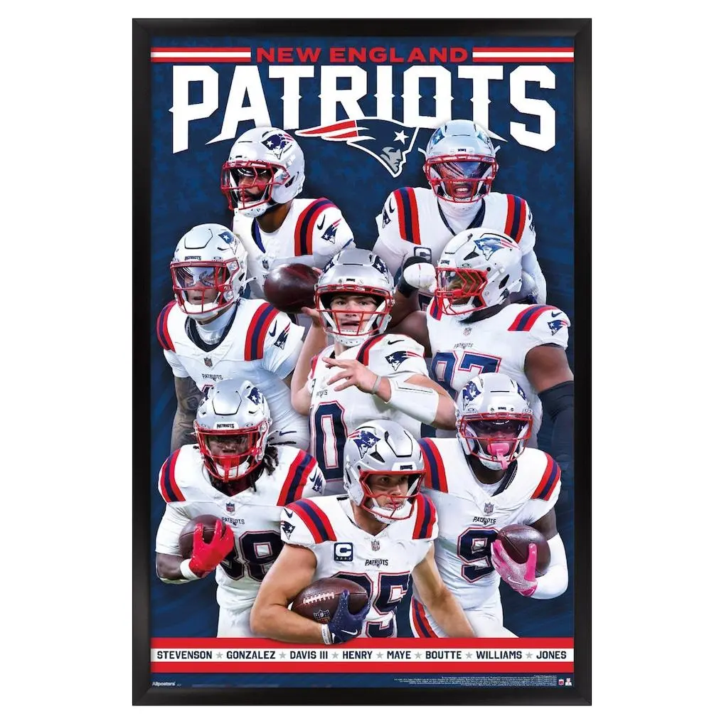 New England Patriots Team Poster No Frame