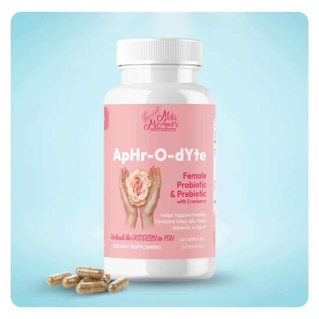 ApHr-O-dYte Female Probiotic & Prebiotic with Cranberry | Gluten Free | Vegan |...
