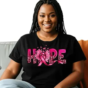 JusMakeIt Hope/Survivor Cancer Awareness Pre-Cut DTF Heat Transfers 10-12” Vibrant Colors Ready-to-Press