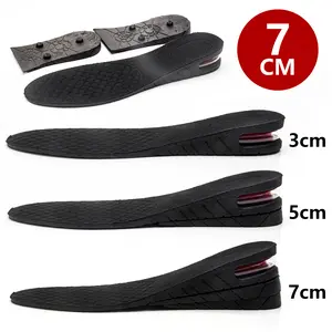 Height Increasing Insole - 3-Layer Soft Cushioned Full Pad, Adjustable Invisible Shock Absorbing, Breathable Heightening Insoles for Men’s and Women’s Footwear