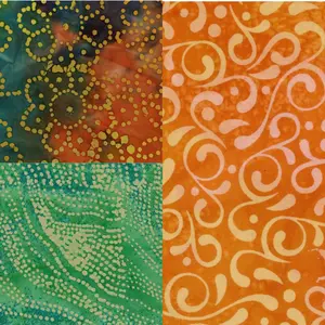 3 Yard Quilt Kit Bundle - Floral Batik - Free Pattern