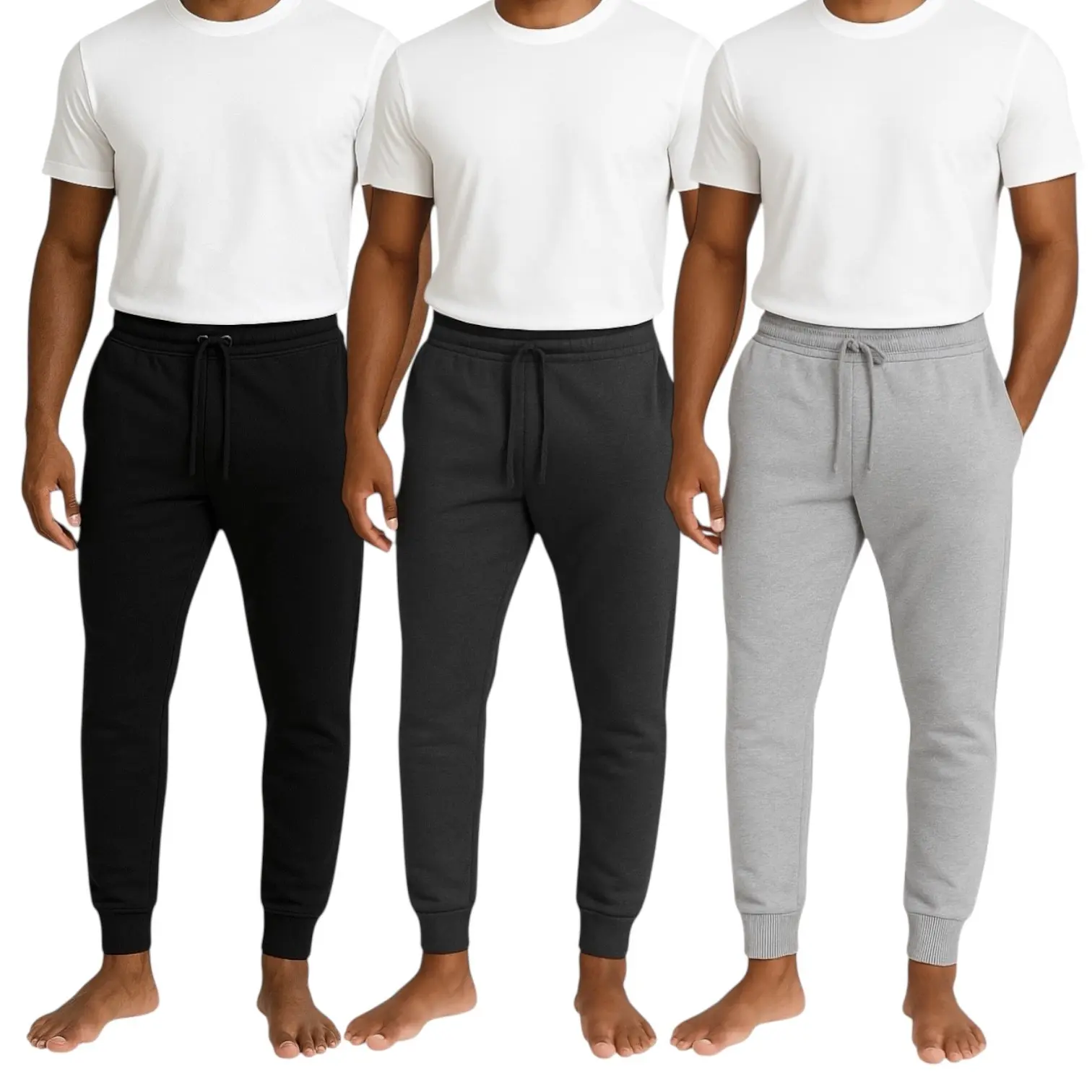 Men’s Ultra Soft Fleece Joggers | Cozy, Breathable, Everyday Loungewear Workout Clothes Runner Pants Wide Sweatpants Wide Sweatpants Workout Clothes Runner Pants Sports Jogging Wear