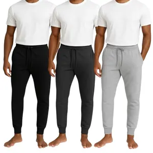 Men’s 3 Pack Ultra Soft Fleece Joggers | Cozy, Breathable, Everyday Loungewear Workout Clothes Runner Pants Wide Sweatpants Wide Sweatpants Workout Clothes Runner Pants