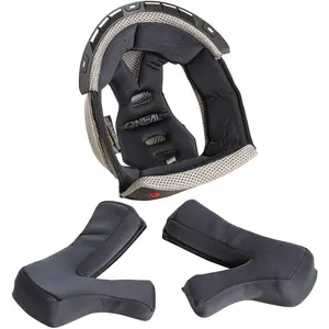 O'NEAL 1SRS Helmet Adult Liner and Cheek Pads Kit Replacement Interior Padding Black X-Large