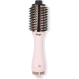 L'ANGE HAIR Le Volume 2-In-1 Titanium Blow Dryer Brush | Hot Air Brush in One with Oval Barrel | Hair Styler for Smooth, Frizz-Free Results for All Hair Types (Blush - 60 Mm) L'ANGE HAIR