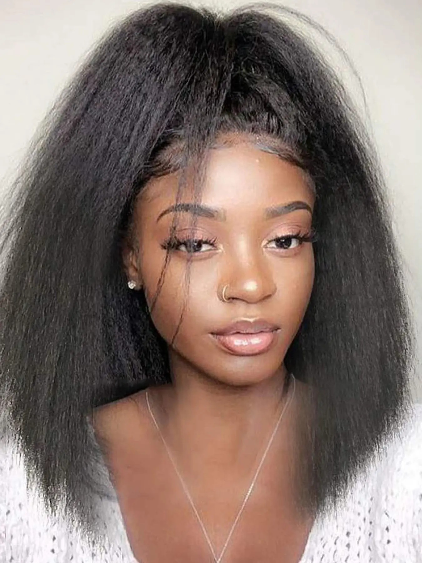 Women Synthetic Fiber Wig Ponytail Hair Extension Drawstring Ponytail Curly Straight Textured Daily Use Natural Look Black Hair Extensions, Voluminous Fluffy Texture Drawstring Hair Wigs