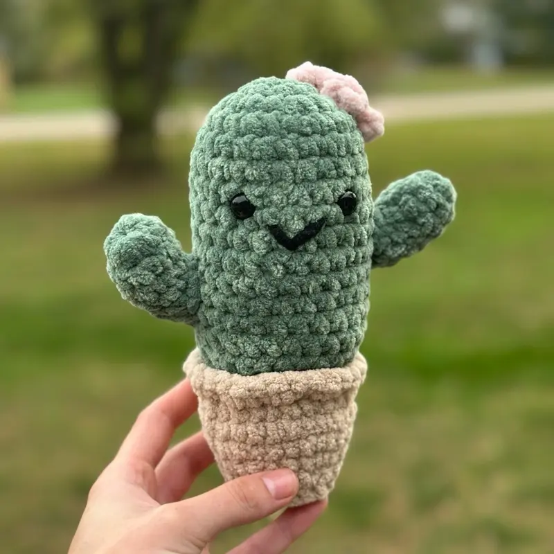 Crochet Cactus Plushie