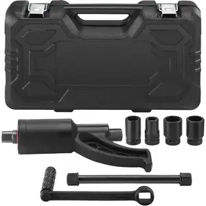 VEVOR Torque Multiplier, 1 Inch Drive Lug Nut Wrench/Multiplier Heavy Duty Torque Multiplier Wrench Set, 1: 64 6, 800N. m Lug Nut Remover, Includes 8 Sockets (24-38mm) and Storage CaseVEVOR Super Brand Day