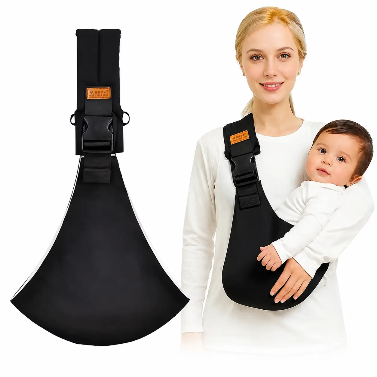 New Baby Sling Carrier, Baby Sling Toddler Carrier, Portable and Lightweight Sling,Non-Slip Hip Seat Carrying 10-30lbs Gift for Wife & Husband