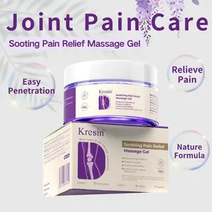 Kresin Joint Pain Relief Purple Gel– Soothes knees, lumbar, neck, hands,feet;Massage contains boswellia, glucosamine, and collagen Healthcare Bathroom