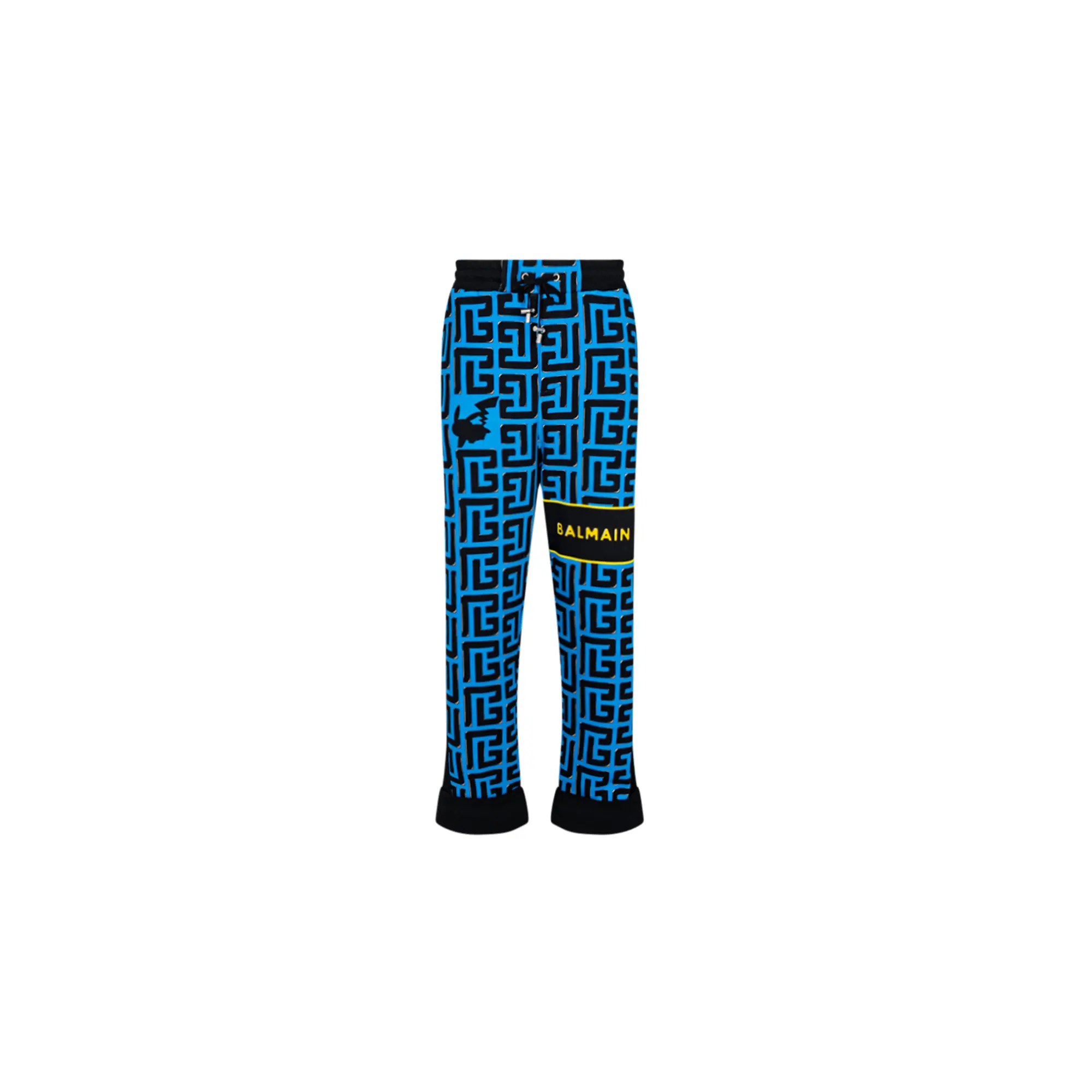Monogram Printed Sweatpants "Balmain x Pokemon" YH3OB070GB39