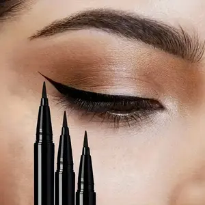 3-Pack Waterproof Sweatproof Eyeliner Pencil, Long-Lasting Smudge-Proof Formula, Smooth Application, Perfect Eye Tail