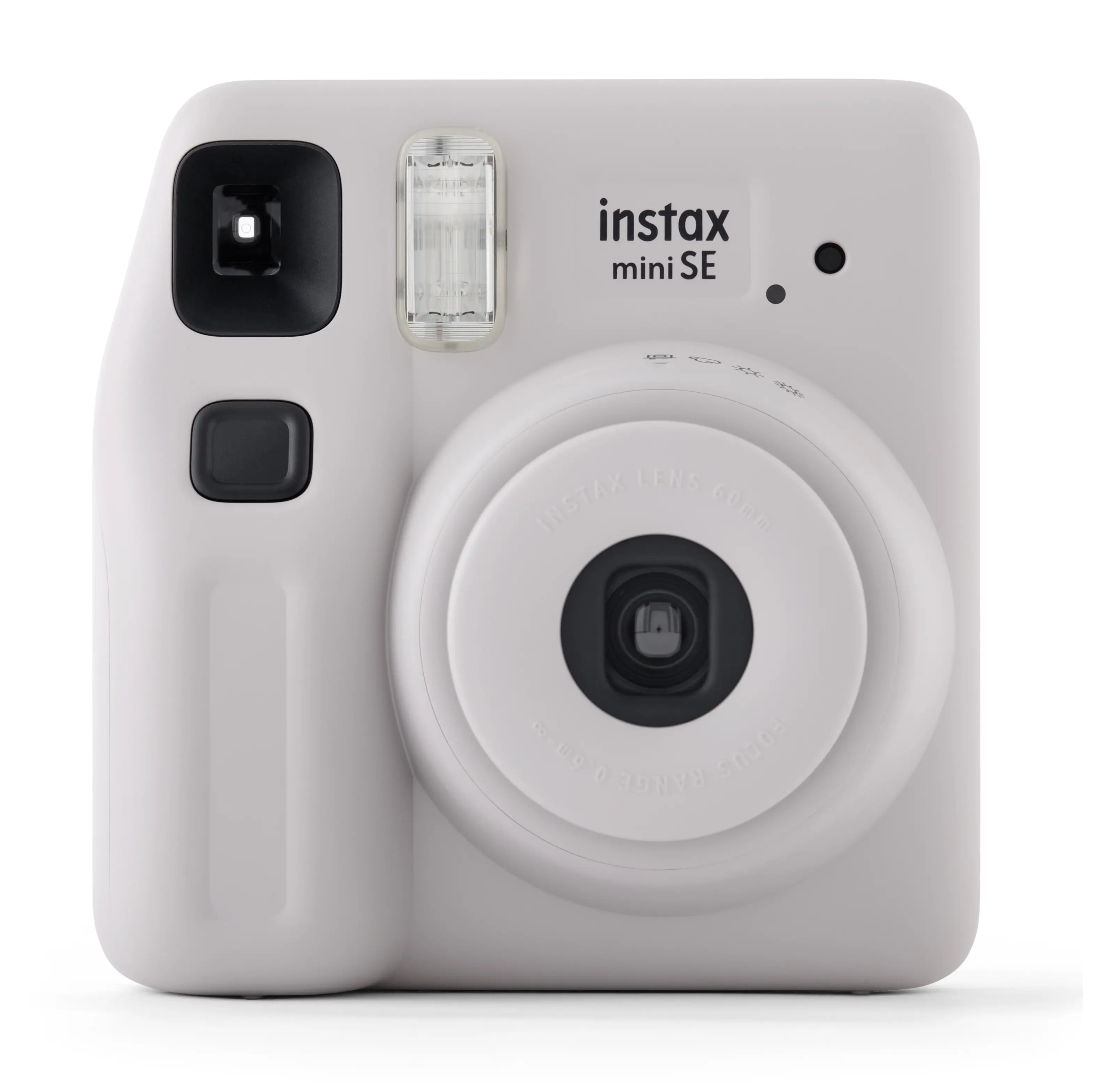Fujifilm instax Mini SE Instant Camera with Bonus 10 pack Mini Film, Gray (Value Pack)